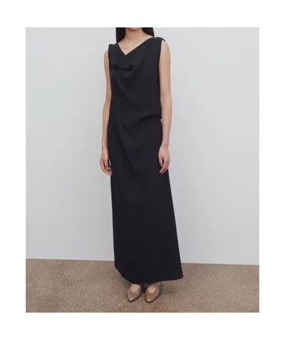 The Row Bamaris Off-shoulder Maxi Dress