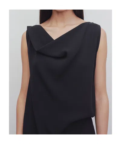The Row Bamaris Off-shoulder Maxi Dress