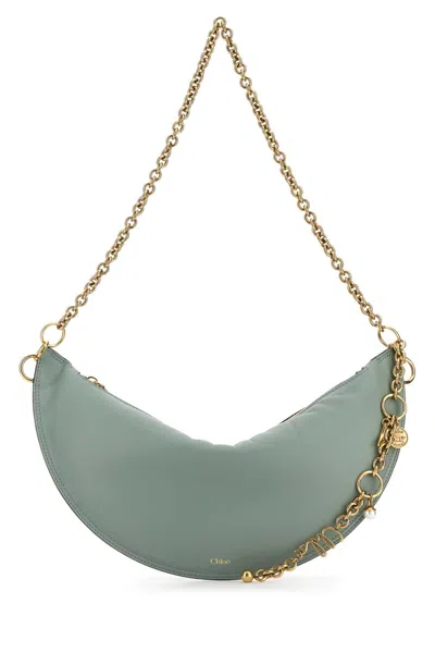 Chloé Sea Green Nappa Leather Chloe Icons Shoulder Bag