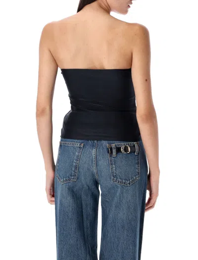 Coperni Multi-button Corset Top In Black