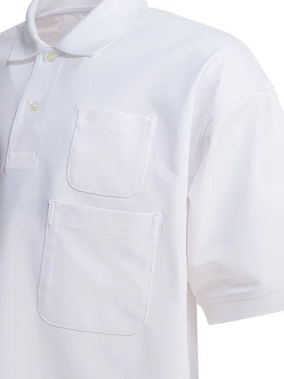 Daiwa Pier39 Daiwa Pier 39 Polo Shirt With Two Pockets In White