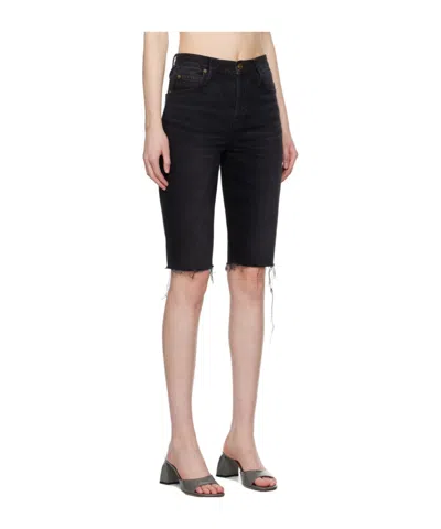 Frame High Waist Denim Shorts