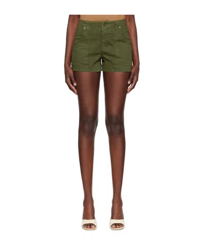 Frame Clean Utility Stretch-cotton Twill Shorts