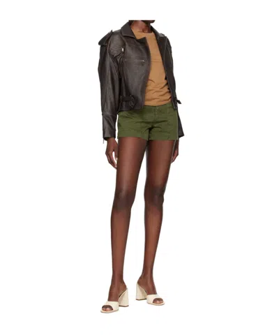 Frame Clean Utility Stretch-cotton Twill Shorts