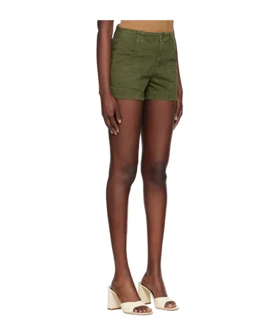 Frame Clean Utility Stretch-cotton Twill Shorts