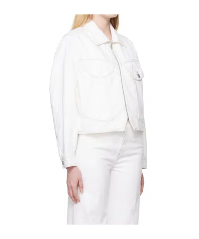 Frame Denim Jacket With Zip Front