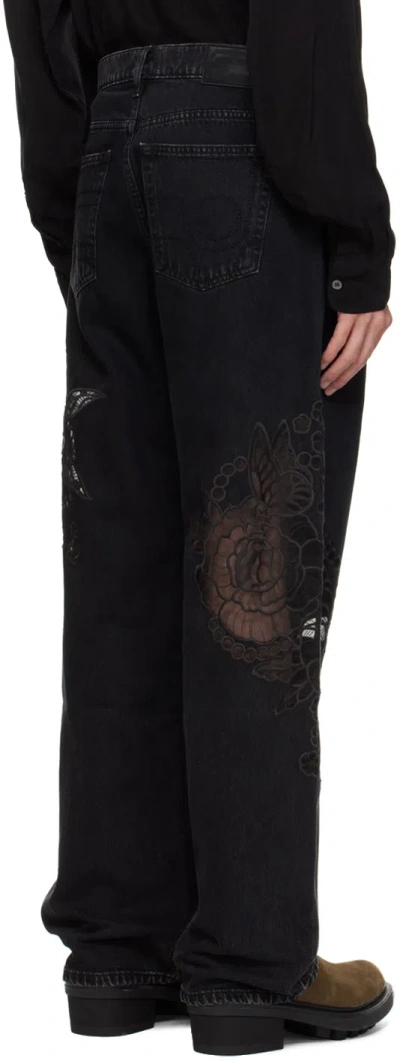 Eytys Denim Trousers With Belt Loops In Black