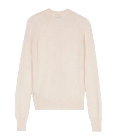 Haikure Button Sweater In Pink