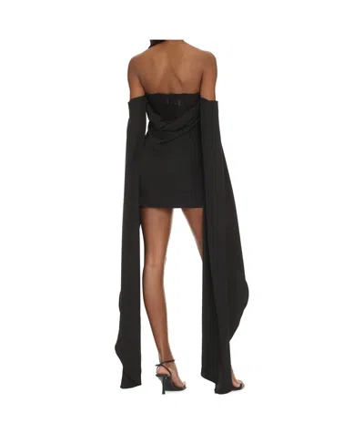 Giuseppe Di Morabito Off-the-shoulder Design Mini Dress In Black
