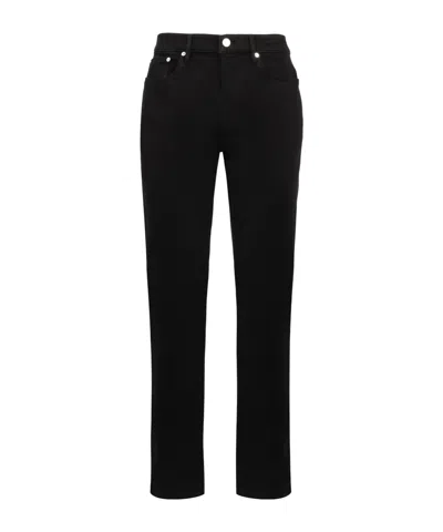 Frame Jetset Modern Straight Jeans In Black