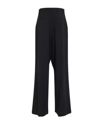 Giuseppe Di Morabito High Waist Wide Leg Casual Pants In Black
