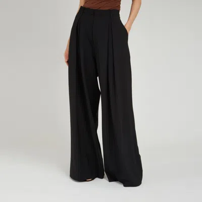 Giuseppe Di Morabito High Waist Wide Leg Casual Pants In Black