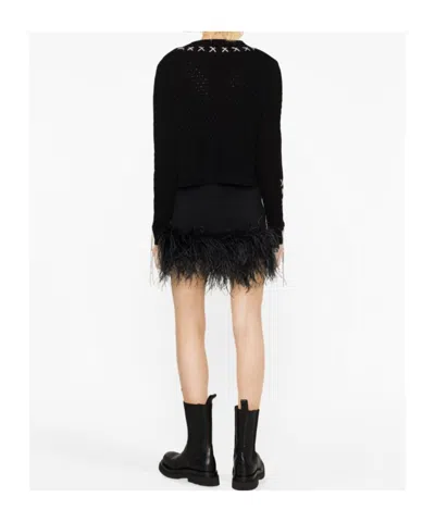Giuseppe Di Morabito Black Wool Knitwear In Black