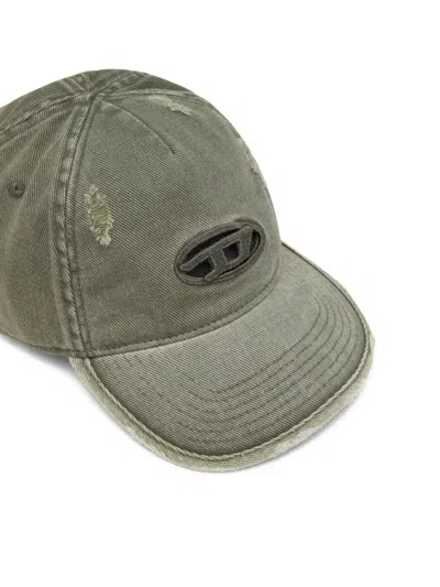 Diesel C-ball-utlt Distressed Baseball Cap