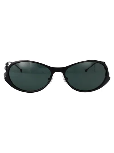Diesel Powdre Matte Black Metal Sunglasses