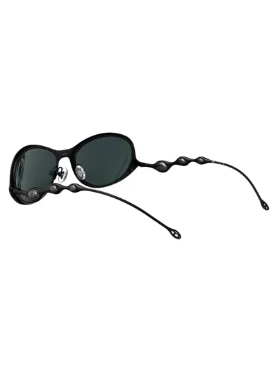 Diesel Powdre Matte Black Metal Sunglasses