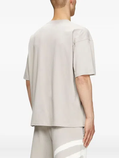 Diesel T-shirt With Bleached Oval D Logo