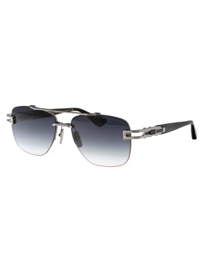Dita Eyewear Black Palladium Metal Sunglasses In Gray