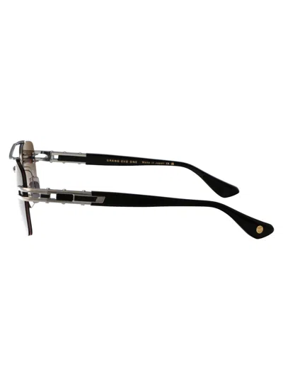 Dita Eyewear Black Palladium Metal Sunglasses In Gray