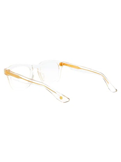 Dita Eyewear Crystal Acetate Glasses In White