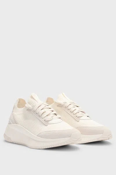 Hugo Boss Panelled Suede Sneakers