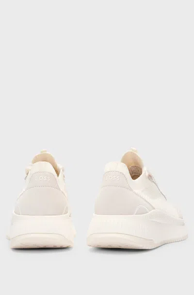 Hugo Boss Panelled Suede Sneakers