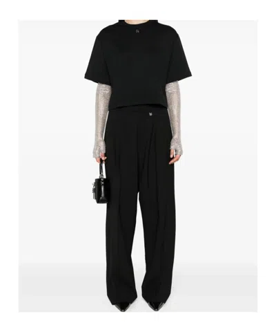 Giuseppe Di Morabito Wide Leg Pants In Black