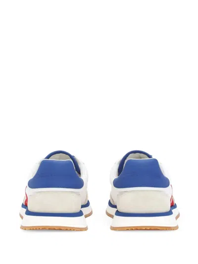 Dolce & Gabbana Logo Lace-up Sneakers In Blue