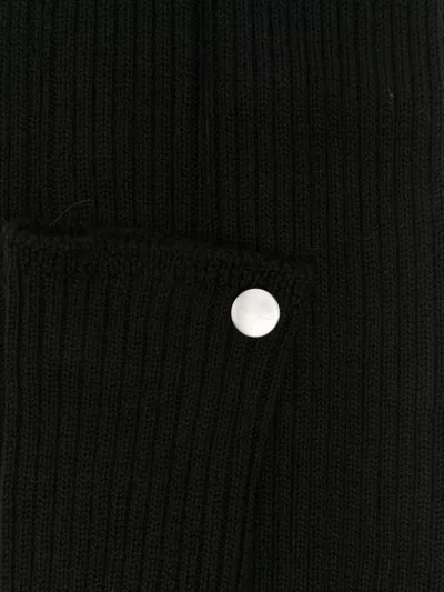Rick Owens Virgin Wool Sleeves In Black