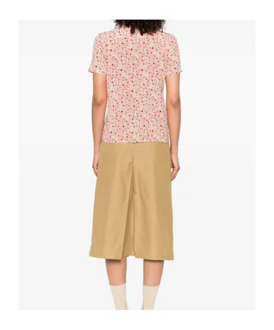 Prada Short Sleeve Shirt In Pink