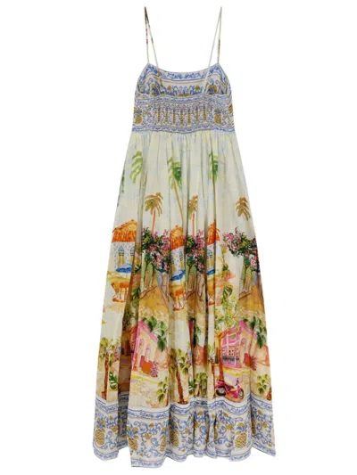 Farm Rio Multicolor Aracati Maxi Dress In Multi