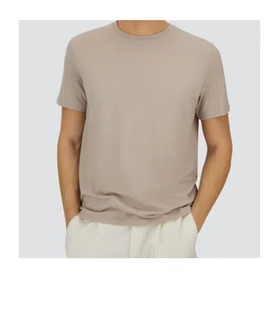 Herno Short-sleeved Crewneck Knitted T-shirt In Neutral