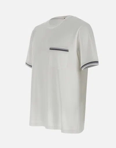 Herno Pocket Crew-neck T-shirt In Gray