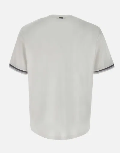 Herno Pocket Crew-neck T-shirt In Gray