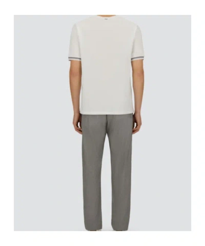 Herno Pocket Crew-neck T-shirt In Gray