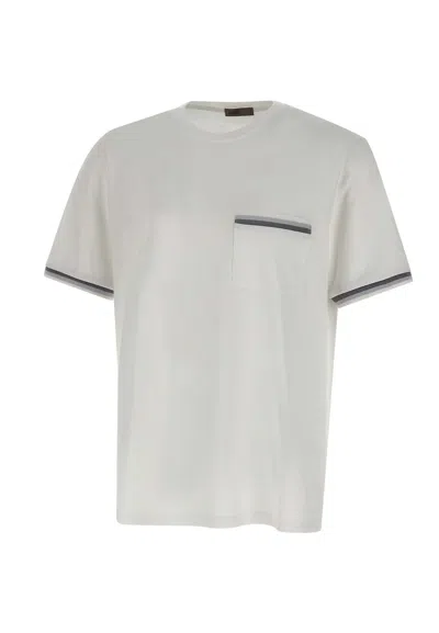 Herno Pocket Crew-neck T-shirt In Gray