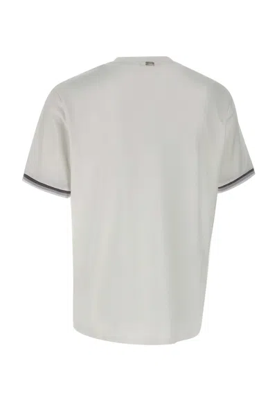 Herno Pocket Crew-neck T-shirt In Gray