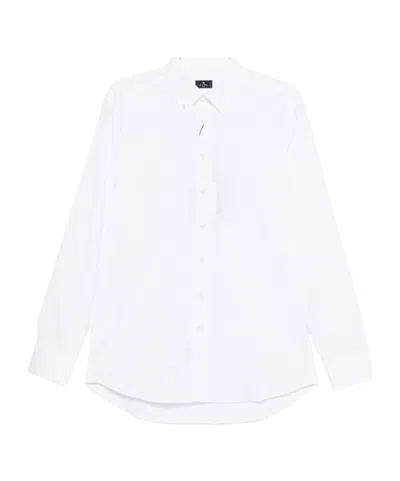 Etro Roma Logo Shirt Regular Fit Long Sleeves