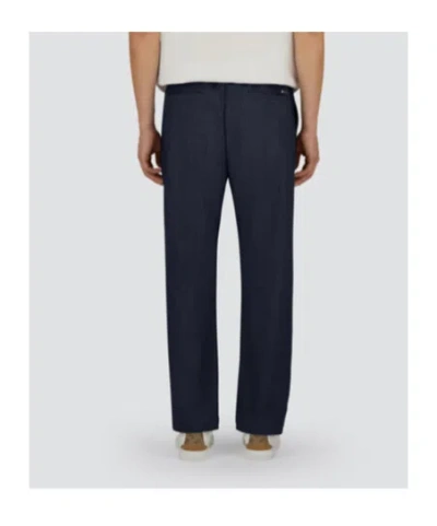 Herno Pleated-detail Trousers In Blue