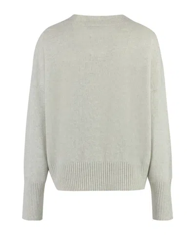 Roberto Collina Wool And Cashmere Cardigan In Grey