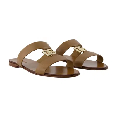 Dolce & Gabbana Ciabatta Flat Vitello Liscio