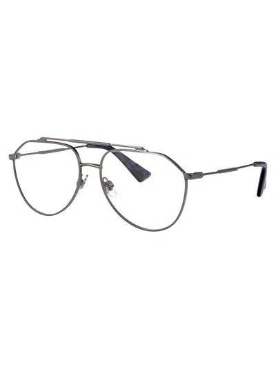 Dolce & Gabbana Gunmetal Metal Glasses In Black