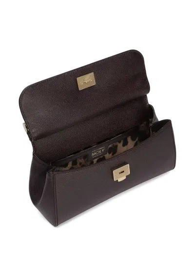 Dolce & Gabbana Sicily Medium Leather Handbag