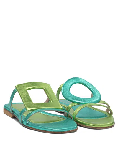 Elina Linardaki Strappy Slide Sandals