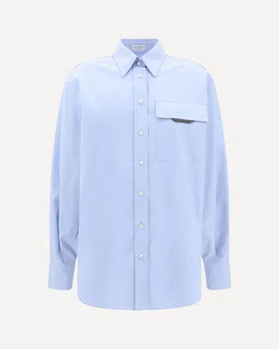 Brunello Cucinelli Shirt With Iconic Jewelry Detail