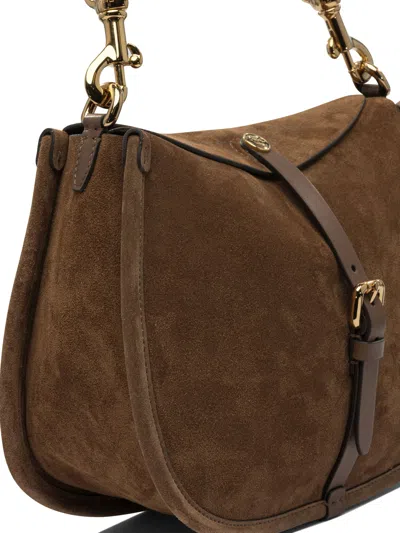 Etro Women Suede Pony Shoulder Bag