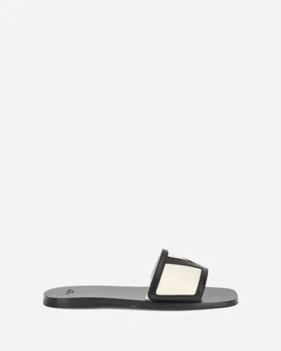 Valentino Garavani Viva Superstar Slide Sandal In Nappa Leather In Multi