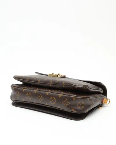 Pre-owned Louis Vuitton Monogram Pochette Metis Bag