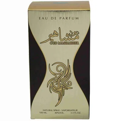 Ard Al Zaafaran Unisex Oud Mashaheer Edp Spray 3.4 oz Fragrances 6782536232301