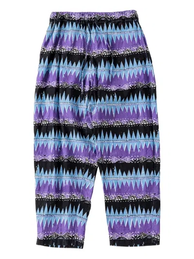 Manastash Printed Trousers In Purple